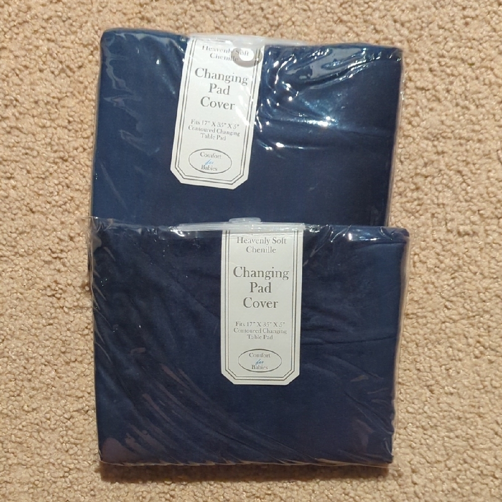 Heavenly Soft Chenille Changing Pad Cover Set